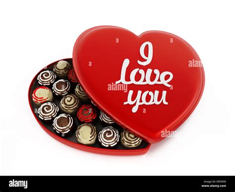 Chocolate Heart I Love You