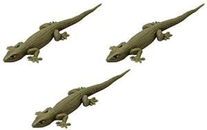 Buy KANABEE Toys Set Of 3 Fake Lizard House Gecko Rubber Practical ...