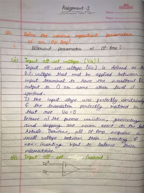 IICM Notes on Operational Amplifiers and Signal Conditioning - Studocu
