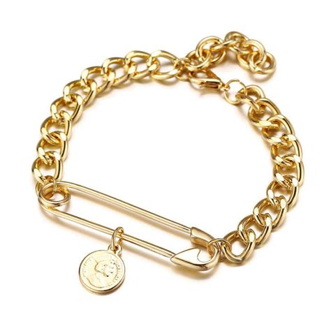 Buy Gold Plated Chain Bracelet in Bulk at Wholesale Prices | MysmartBazaar