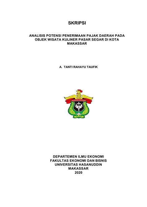 skripsi tentang wisata kuliner