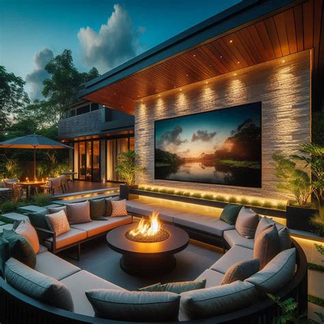 17+ Outdoor TV Ideas to Transform Your Backyard into an Entertainment ...