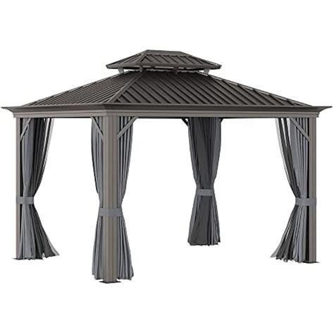 Outsunny 10' x 12' Hardtop Gazebo Canopy India | Ubuy