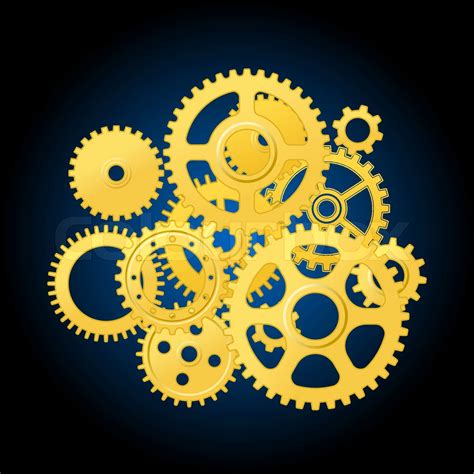 Clockwork mechanism | Stock vector | Colourbox