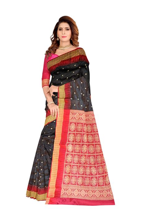 Buy Odisha Sambalpuri Women’s Handloom Khandua Ikat Saree Maniamandhi ...
