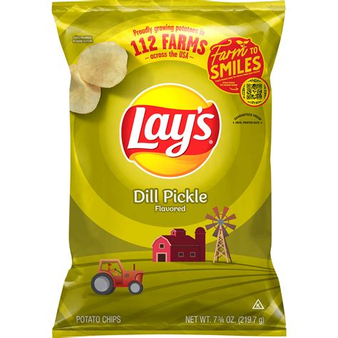 Lay's Dill Pickle Chips Food Label at Austin Bavister blog