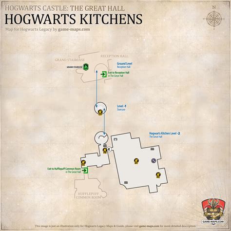 Hogwarts Interior Map
