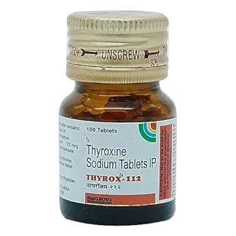 Thyrox 112 - Bottle of 100 Tablets : Amazon.in: Health & Personal Care
