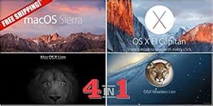 macOS Sierra +Mac OS El Capitan+Mac OS X Lion+ OS X Mountain Lion USB ...