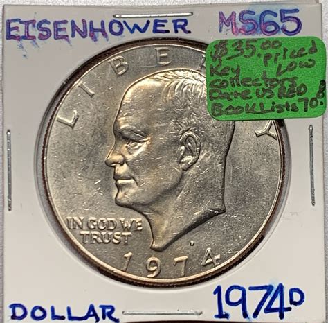 Eisenhower Silver Dollar 1974 D | Gun Runners
