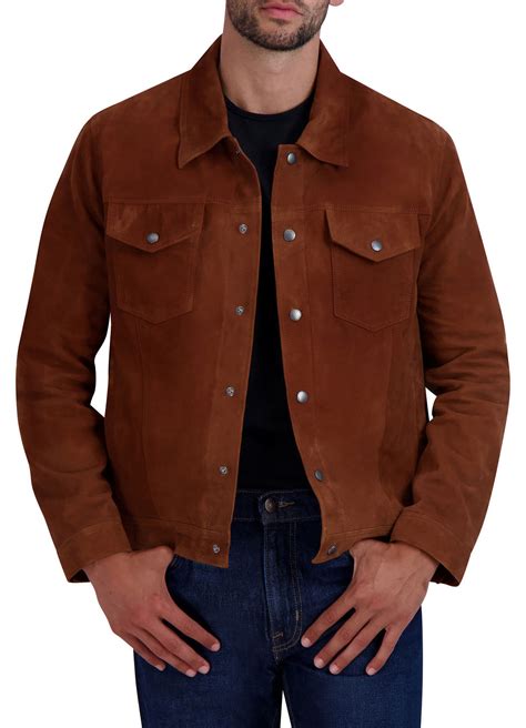Mens Classic Brown Suede Leather Jacket | Shop Now! – Elite Jacket