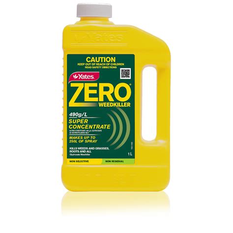 Yates 1L 490g/L Zero Weed Killer Super Concentrate - Bunnings Australia
