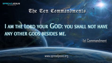 The Ten Commandments wallpaper:1st Commandment by spreadjesus on DeviantArt