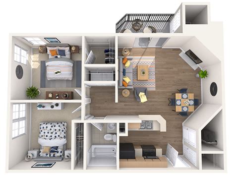 1 & 2 Bedroom Apartments in Aurora, CO | Waterfield Court