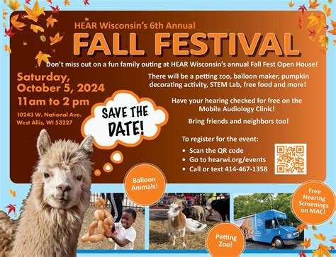 6th Annual Fall Festival, HEAR Wisconsin, West Allis, 5 October 2024 ...