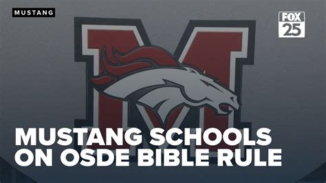 Mustang Public Schools weighs in on OSDE Bible instruction mandate ...
