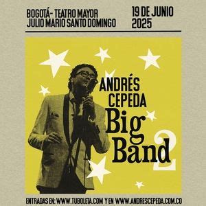 Andrés Cepeda in Bogotá, Teatro Mayor Julio Mario Santo Domingo, Suba ...