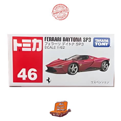 Takara Tomy Tomica 46 Ferrari Daytona SP3 (Sealed / Imported) – Mini ...