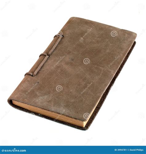 Leather Bound Journal stock image. Image of adventure - 3994781