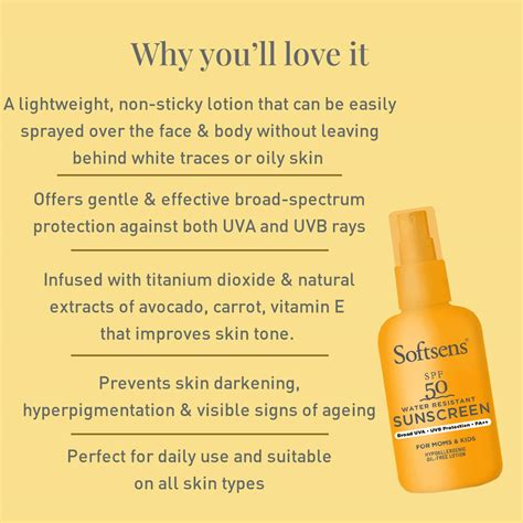 Buy WATER RESISTANT OIL- FREE SUNSCREEN SPRAY SPF 50 Online & Get Upto ...
