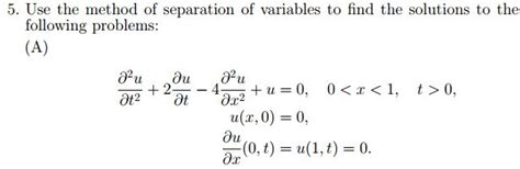 Image result for PDE2 Method of Separation of Variables Solved Examples