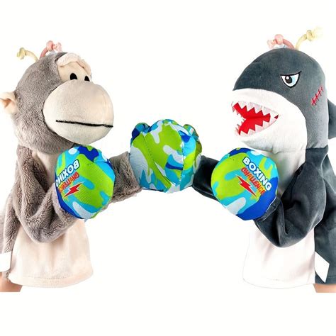 Shark Boxing Plush Toys Double Fighting Dolls – CRAZE