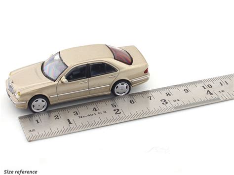 Mercedes-Benz E55 AMG W210 golden 1:64 Shadow diecast scale model ...