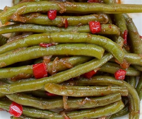 Happier Than A Pig In Mud: Fresh Green Beans with Onion, Garlic, Soy ...