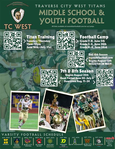7th/8th Grade WMS Football Season Begins!!!, Traverse City West Middle ...