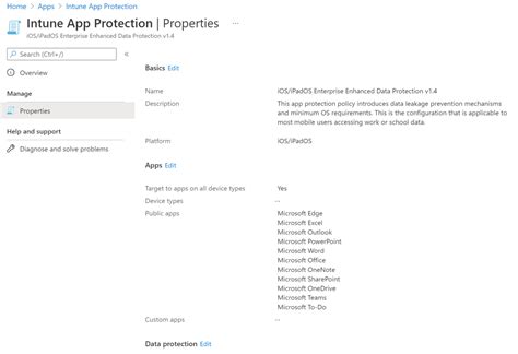 Image result for Intune Application Protection Policy