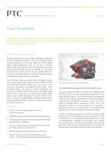 PTC ® Creo ® Schematics ™ - PTC - PDF Catalogs | Technical ...