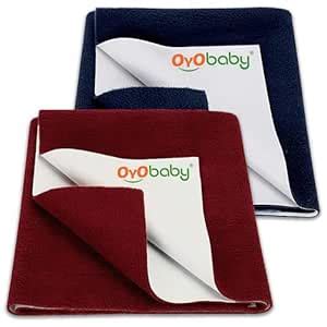 Buy OYO BABY Extra Absorbent Waterproof Baby Dry Sheet Large Size ...