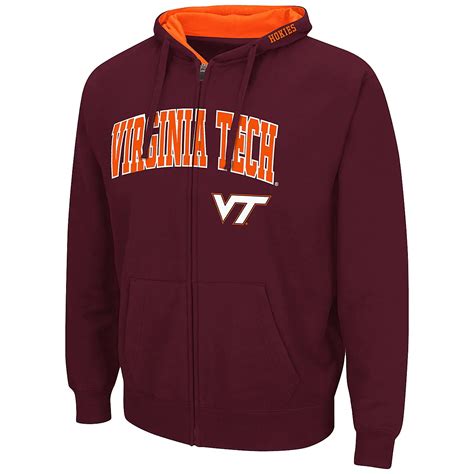 Colosseum Virginia Tech Hokies Arch Logo 30 Full-Zip Hoodie | Academy