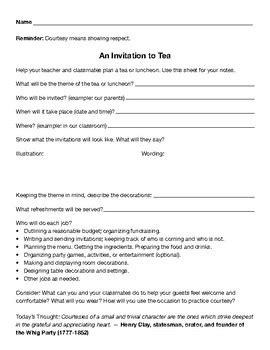 Image result for Lesson 1 Courtesy