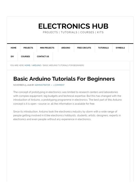 Arduino Tutorials Free 的图像结果