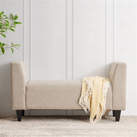 Buy Berry Fabric Bench - Beige from Home Centre at just INR 12999.0