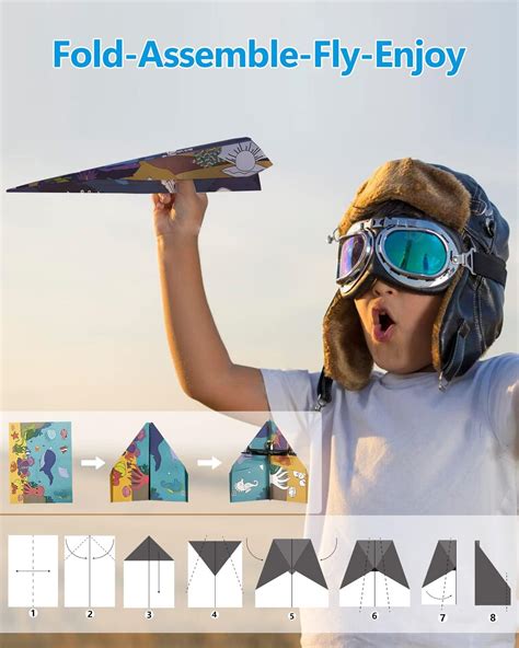 Buy Remote Control Paper Airplane, 2.4GHz RC Plane Easy to Fly ...