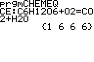 Chemical Equation Solver - ticalc.org