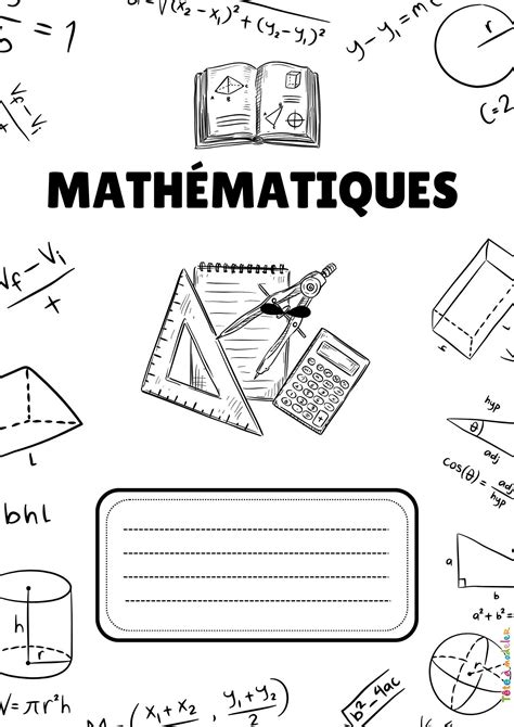 Page De Garde En Maths