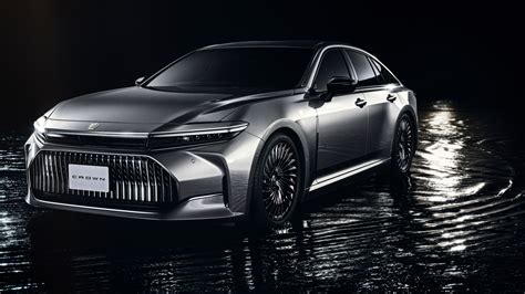 Toyota Crown Sedan Prototype Wallpaper 4K, Hybrid electric cars