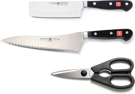 Amazon.com: Wüsthof Classic 3-Piece Kitchen Knife Set: Home & Kitchen