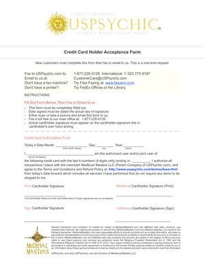 Fillable Online Credit-card-authorization-form. FORM 4 (Statement of ...