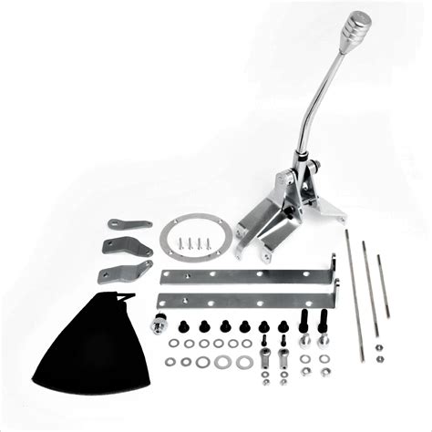 Chevy 12" Chrome Turbo 350 Transmission Twist-Lock Floor Shifter TH350 ...