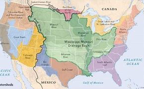 Image result for Map of Us Watersheds