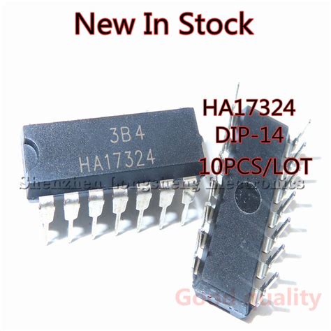 10 PCS HA17324B DIP-14 HA17324 B HA17324 Operational Amplifier Global ...