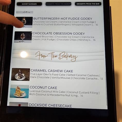 Menu at Dockside Restaurant, Coeur d'Alene