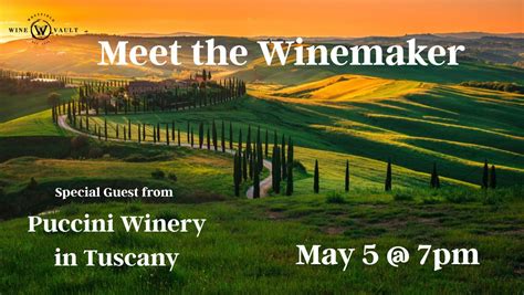 🍷 Meet the Winemaker Series: A Night with Puccini Winery 🍇, 100 N ...