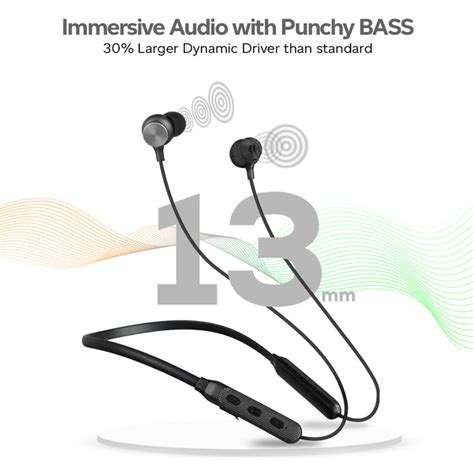 pTron Tangent Duo Bluetooth 5.2 Wireless in-Ear Earphones with Mic, 24 ...