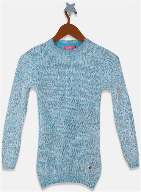 Buy Girls Blue Solid Top Online in India - Monte Carlo