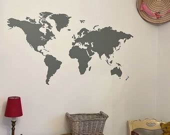 World Map Wall Sticker 的图像结果